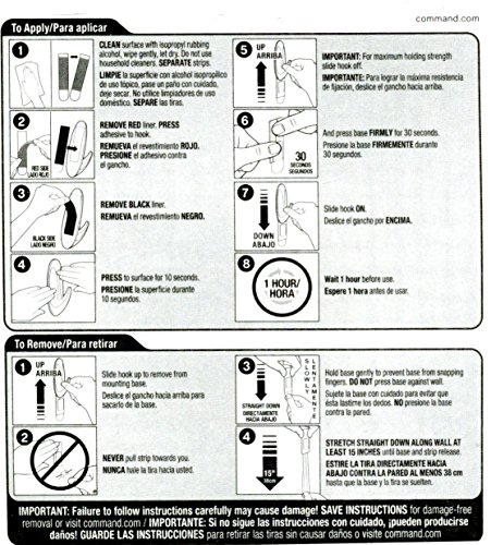 Command Medium Mounting Refill Strips, 9-Strip , Pack of 4