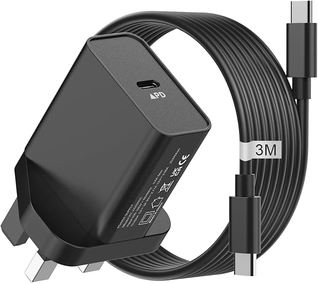25W USB C Fast Charger Plug with 3M Cable,Super Fast Charger for Samsung Galaxy S22 Ultra/S22+/S21 Ultra/S21+/S20 Ultra/Note20/A13/A53 5G,25W USB C Charger Plug&Type C Cable For Samsung Phone Charger
