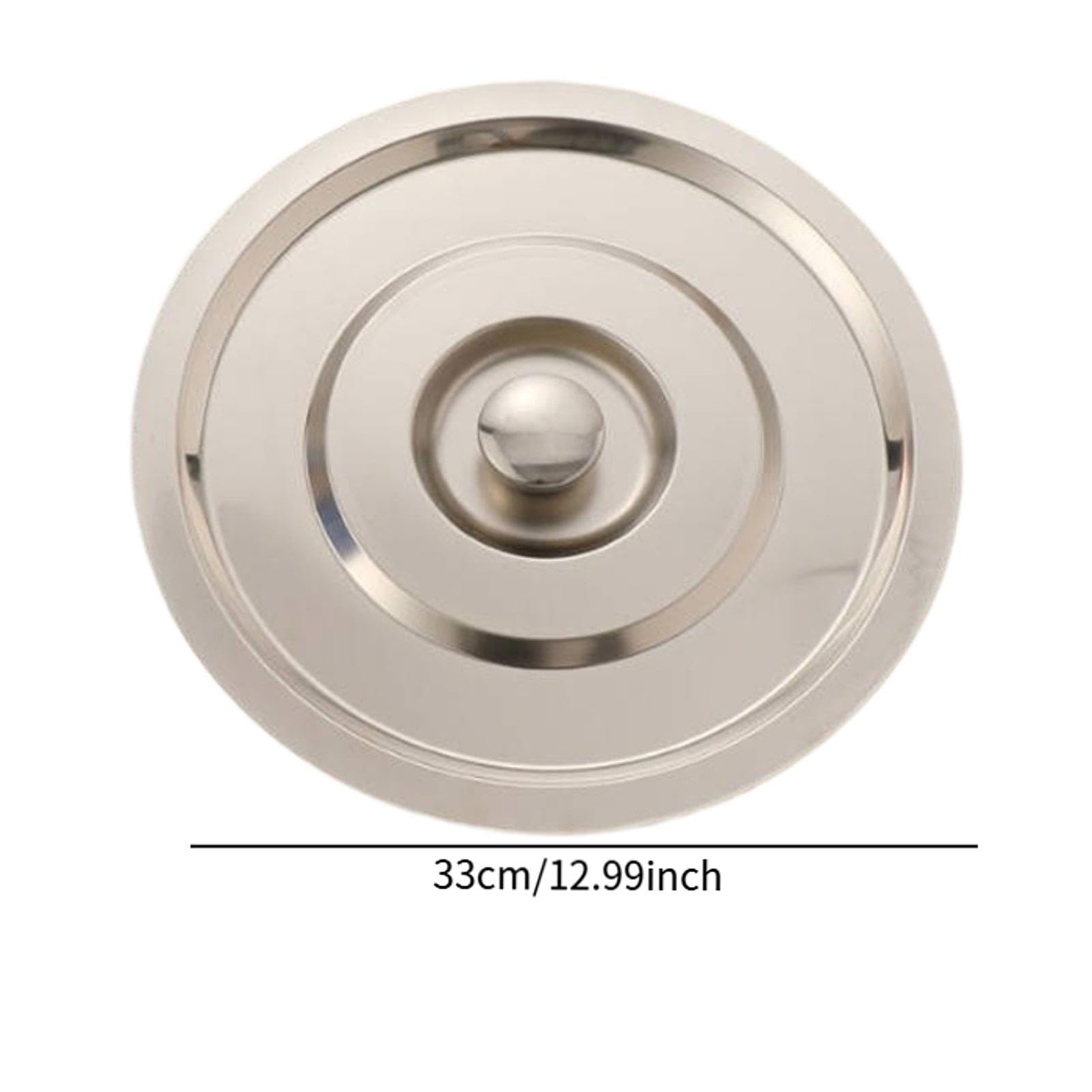 Sharplace Tapa para Olla, Utensilios de Cocina, Resistente, Profesional, de Acero Inoxidable, Universal, para Freír, Sartenes, Ollas Y Woks, 11 Pulgadas