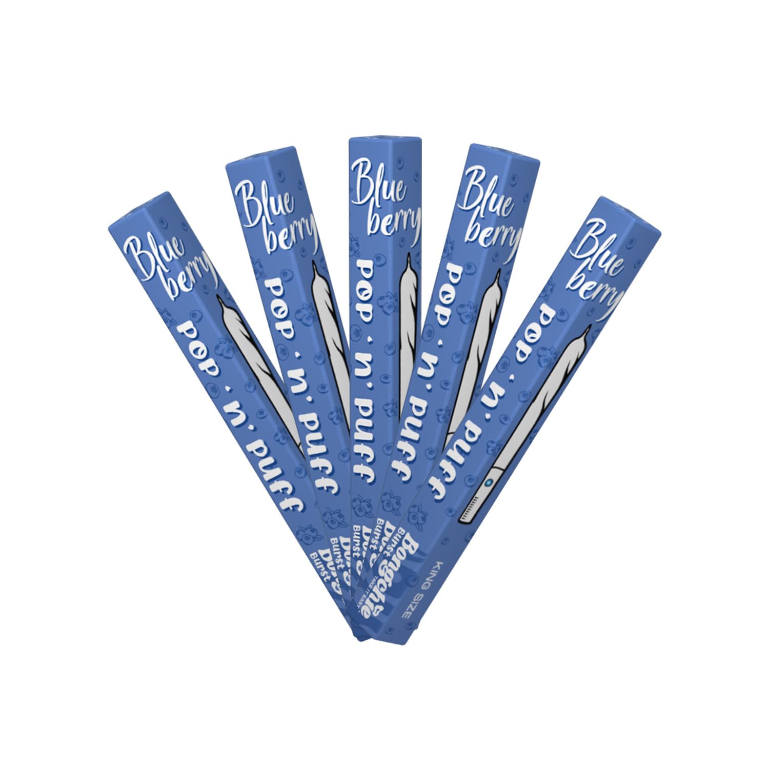 Burst Pop n Puff | Pack of 5 (Blueberry)