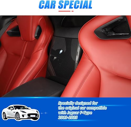 Miniatura 3 de Funda protectora para reposabrazos de control central de automóvil para Jaguar Tipo F 2013-2024, protector de caja de almacenamiento de consola
