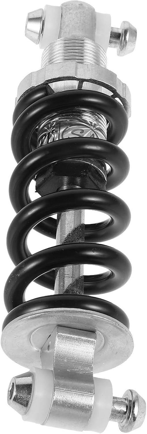 Ciieeo Mountain Bike Rear Shock Absorber Bicycle Spring Suspension Shock for Folding Bikes Black for Outdoor Cycling