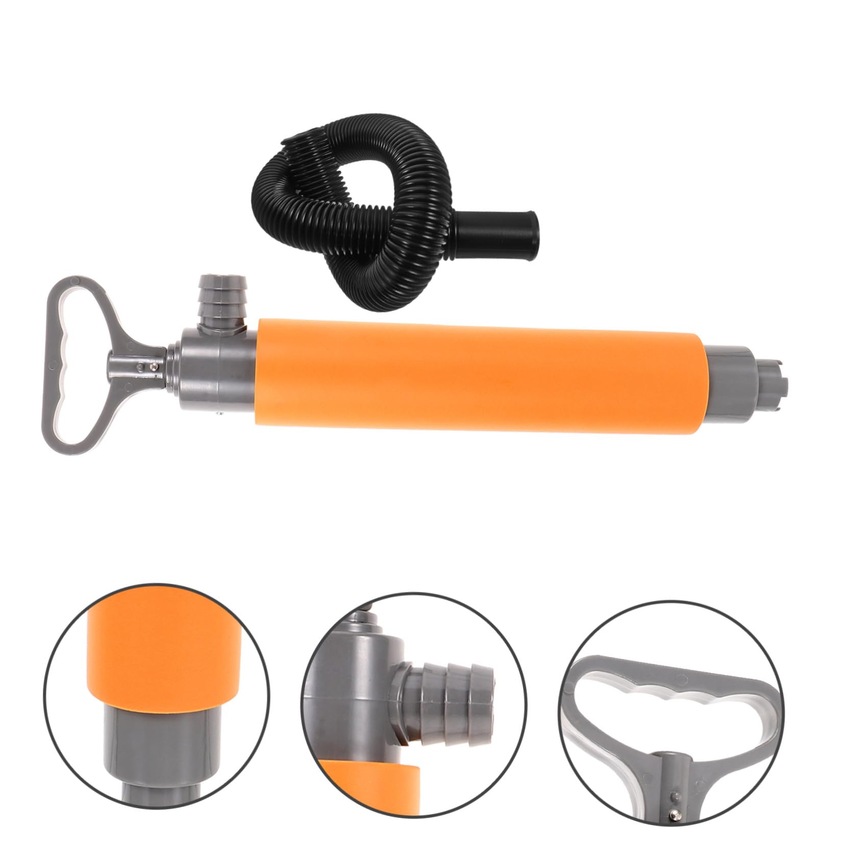 Handbilgepumpe für Kajak Effektive Manuelle Bilgenwasserpumpe mit Ergonomischem Griff und Kunststoff Eva Material zum Schnellen Wasserablauf im Kajakhatch