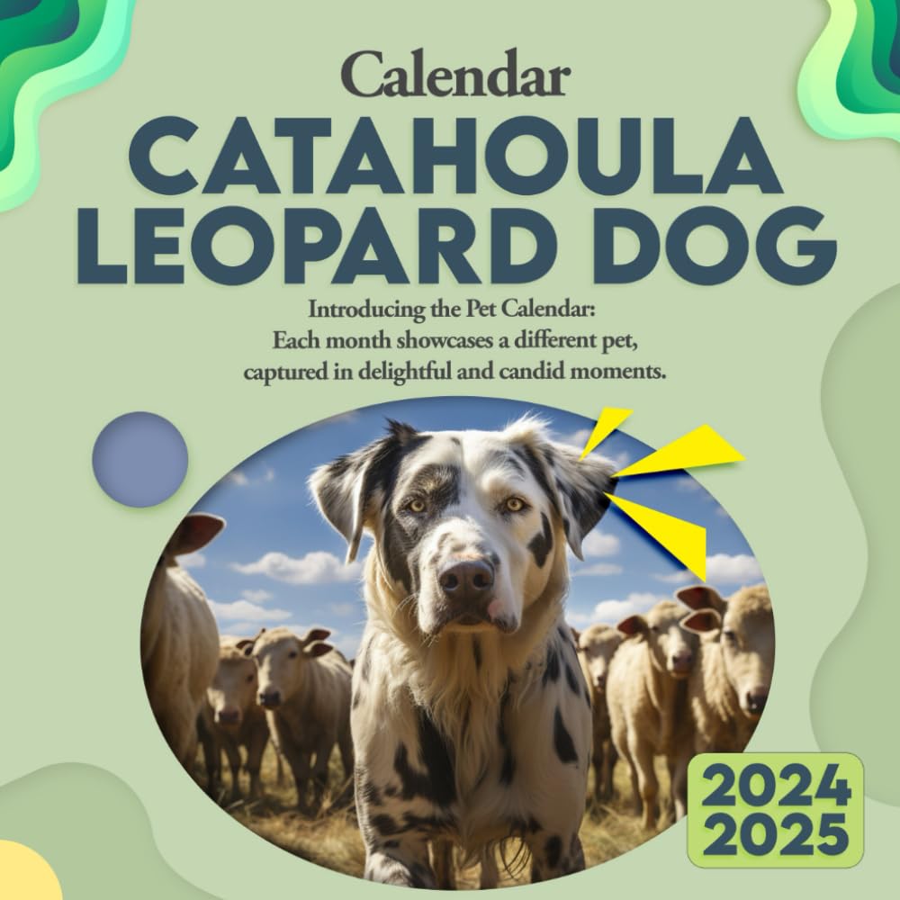 Catahoula Leopard Dog Calendar 2024 2025
