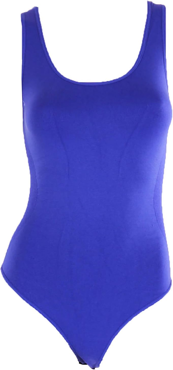 ITZON Women's Seamless Racerback Bodysuit Top