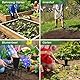 Walensee Hacke Gartengerät, 160 cm Gartenhacke mit verstellbarem langem Stiel für Unkraut jäten, 5-Zinken Hacke Kultivator 2 in 1 Hand Garde Tools für Hof Rasen Pflanzen Gartenarbeit Graben