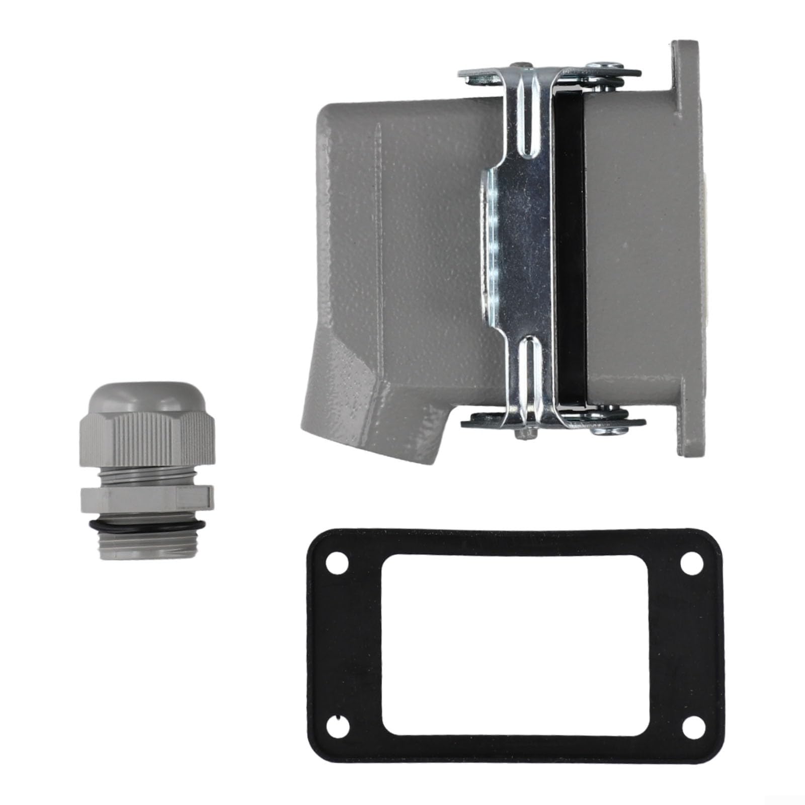 Industrieller rechteckiger Stecker, robuster 6-poliger Maschinenstecker, 6-adrige Steckverbinder für Anwendungen (6-adrige seitliche Linie)