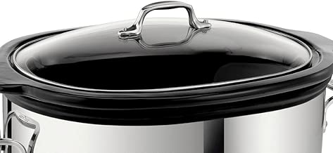 All-Clad 1500990902 Slow Cooker With Ceramic Black Insert Replacement Lid for SD700450, 6.5 quart, Glass - coolthings.us