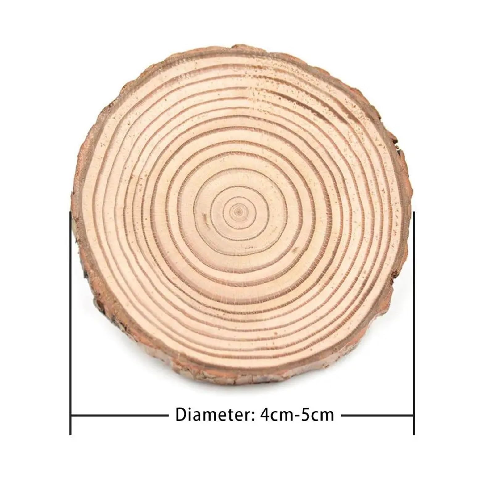 Tappetini Sottobicchieri rotondi in legno naturale, sottobicchieri for tazze, sottobicchieri for tazze da caffè, sottobicchieri in legno fai da te, decorazioni for la casa e la cucina Per Cucina(5cm)