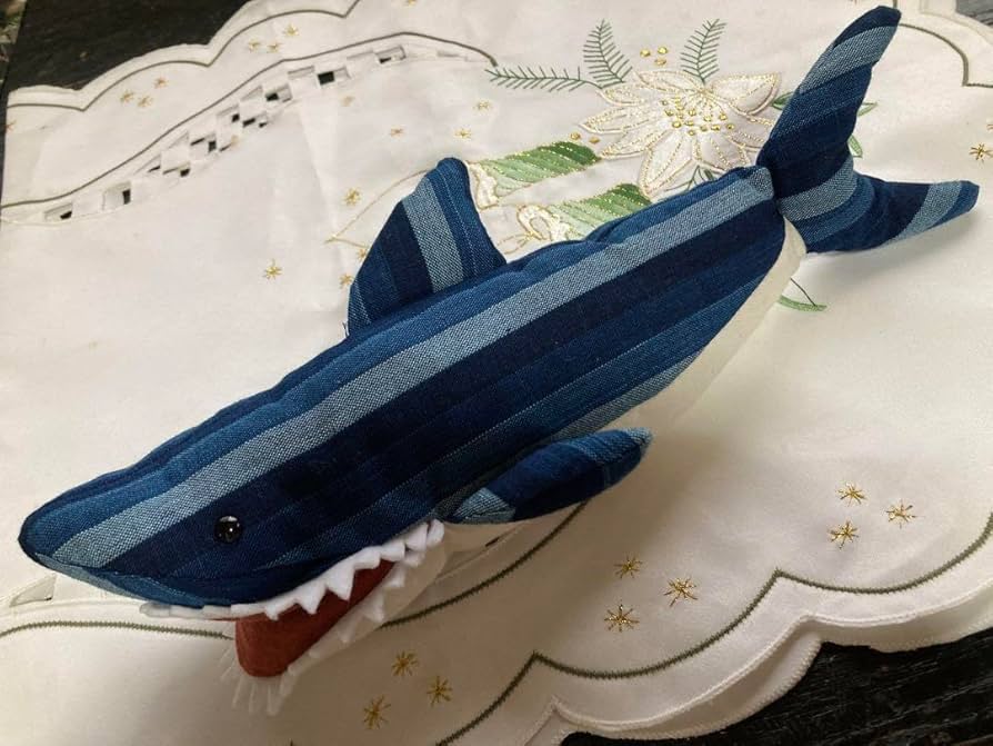 Amazon.co.jp: 伊勢内宮おかげ横丁土産 もめんや藍 サメの