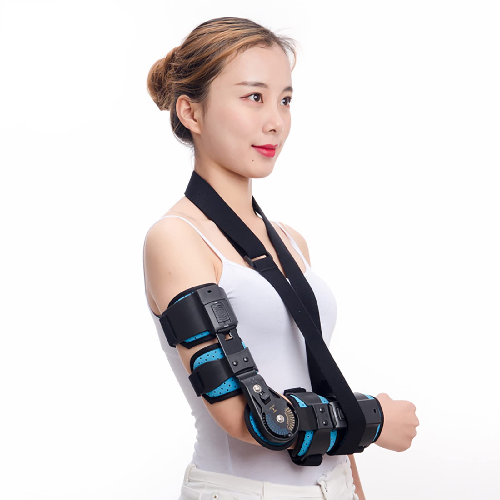Cabestrillo para Brazo, inmovilizador de Brazo para Mujeres y Hombres, Cabestrillo de Hombro Ajustable para Fractura, dislocación, subluxación, esguince, Lado Izquierdo
