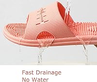 Vista 6 de Zapatos relajantes para masaje de pies, cómodas pantuflas de masaje, pantuflas antideslizantes de fondo grueso, verde, 44-45, masajeador de pies