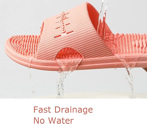 Miniatura 6 de Zapatos relajantes para masaje de pies, cómodas pantuflas de masaje, pantuflas antideslizantes de fondo grueso, verde, 44-45, masajeador de pies