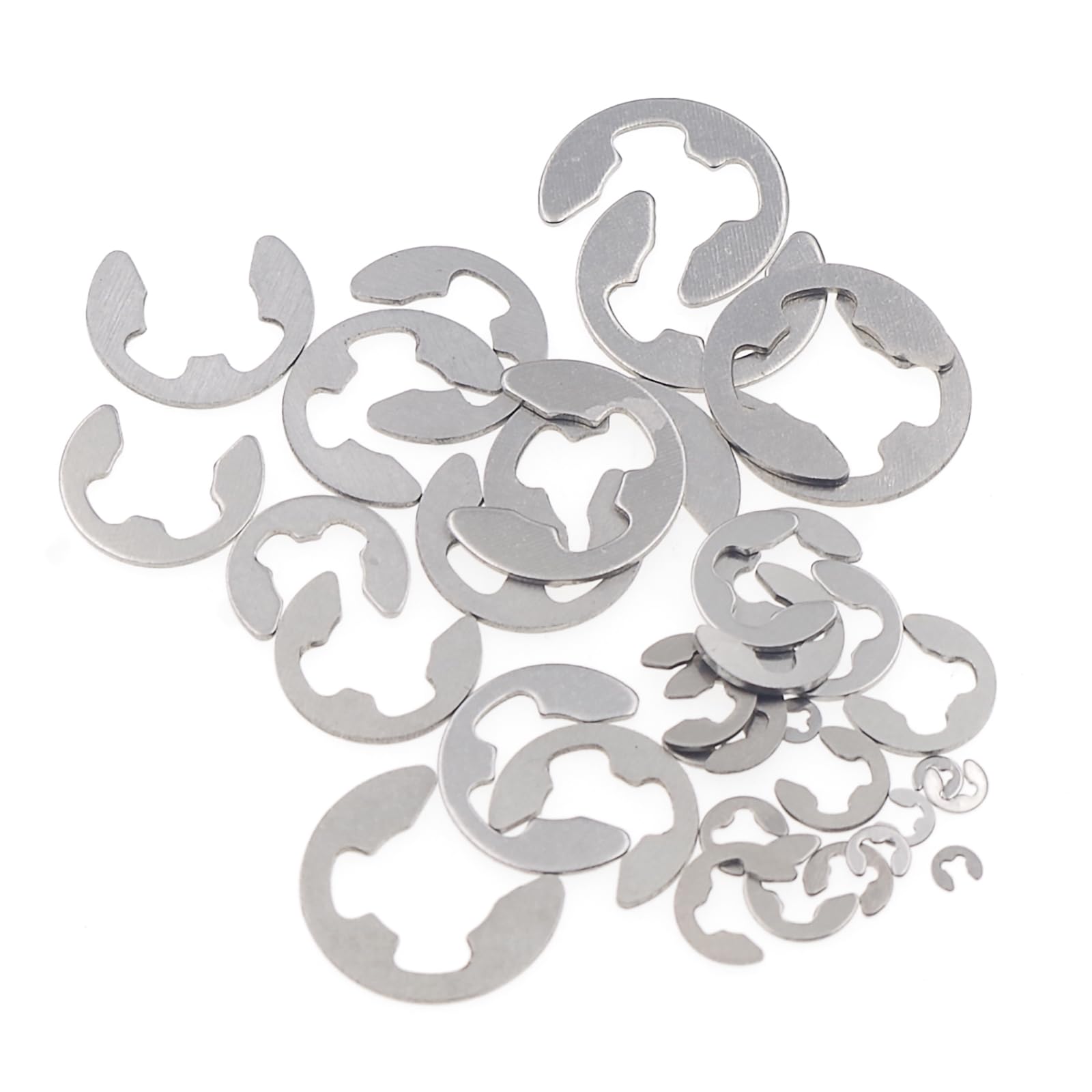 E-Clip Retaining Ring Kit - 250pcs Metric Sizes -5 E-Clip Retaining Ring Kit - 250pcs Metric Sizes -5