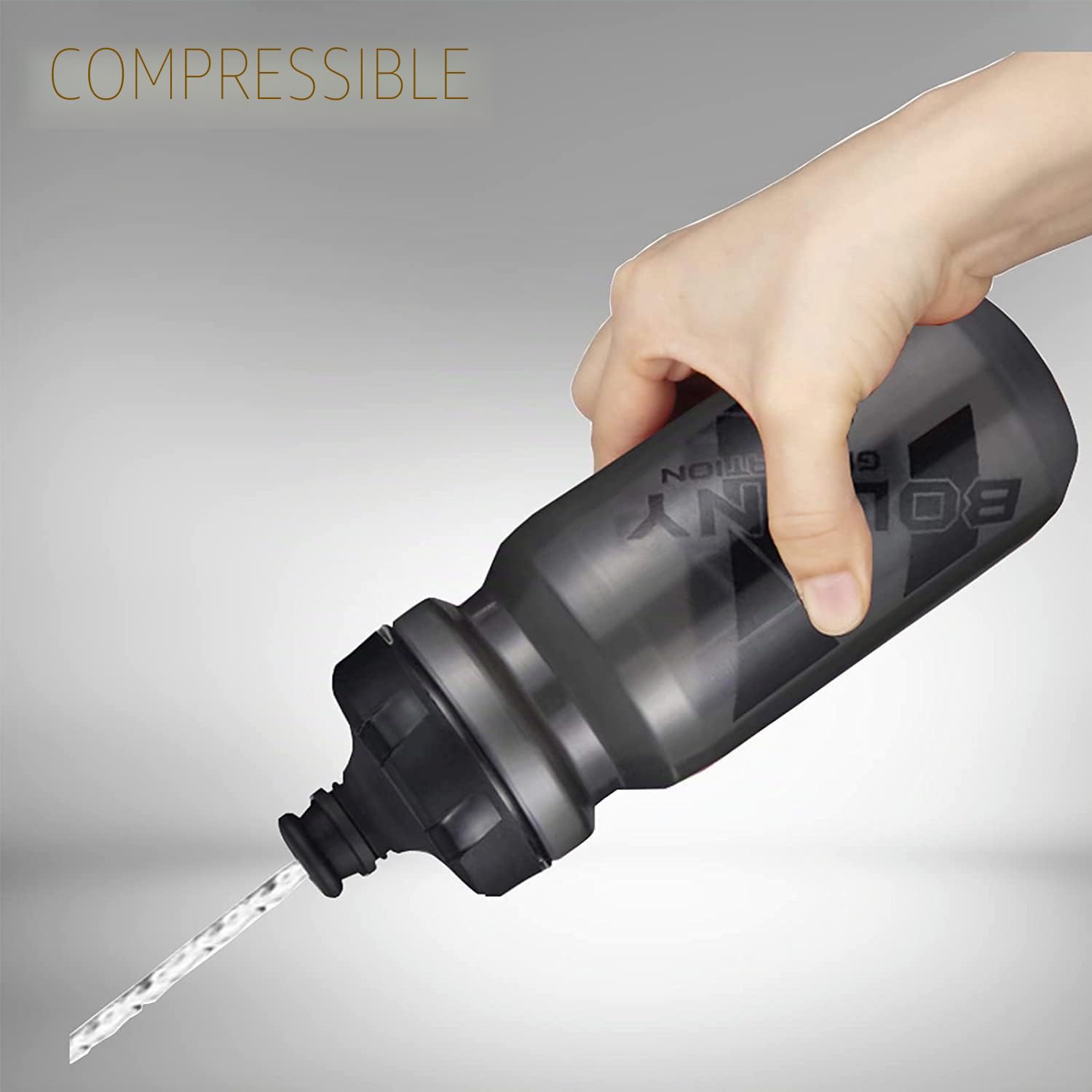 Porte Bidon de Vélo avec Gourde 610ML, Bidon de Sport de Haute Qualité sans BPA Convient Aux/VTT/de Route,Porte Gourde Indispensable pour Rouler