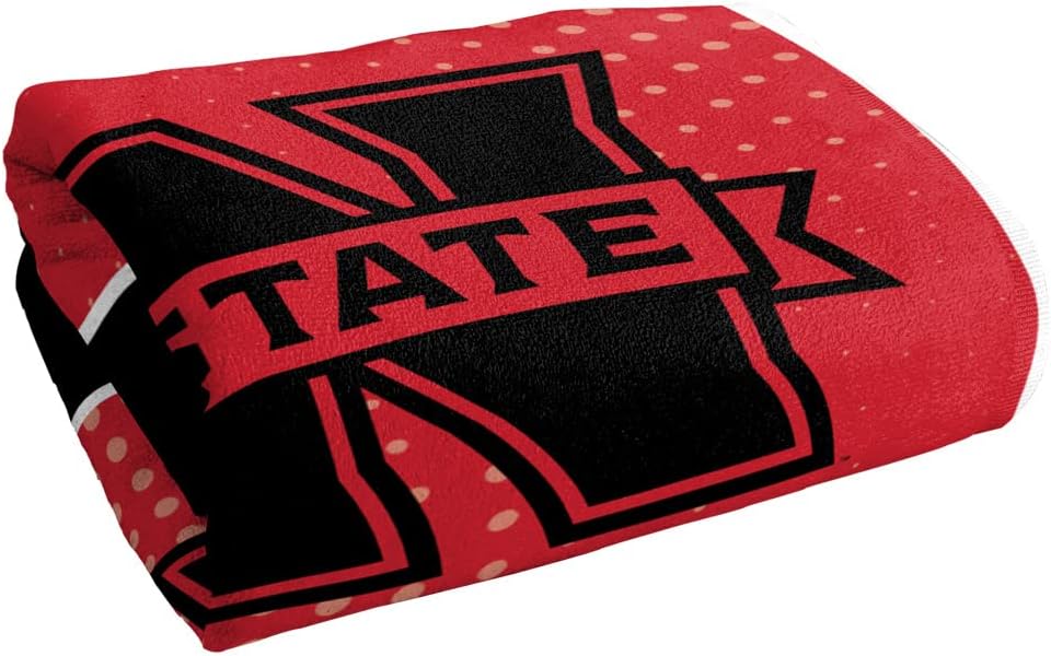 LOGOVISION Northwestern Oklahoma State University Beach Towel/Bath Towel, 30"x60" Radial Dots