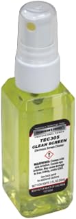 TEC305 Clean Screen Electronic Screen Cleaner – Anti-Static Formula for Navigation & Touch Screens, Monitors, Laptops, TVs, Phones – Water-Based, Body Shop Safe