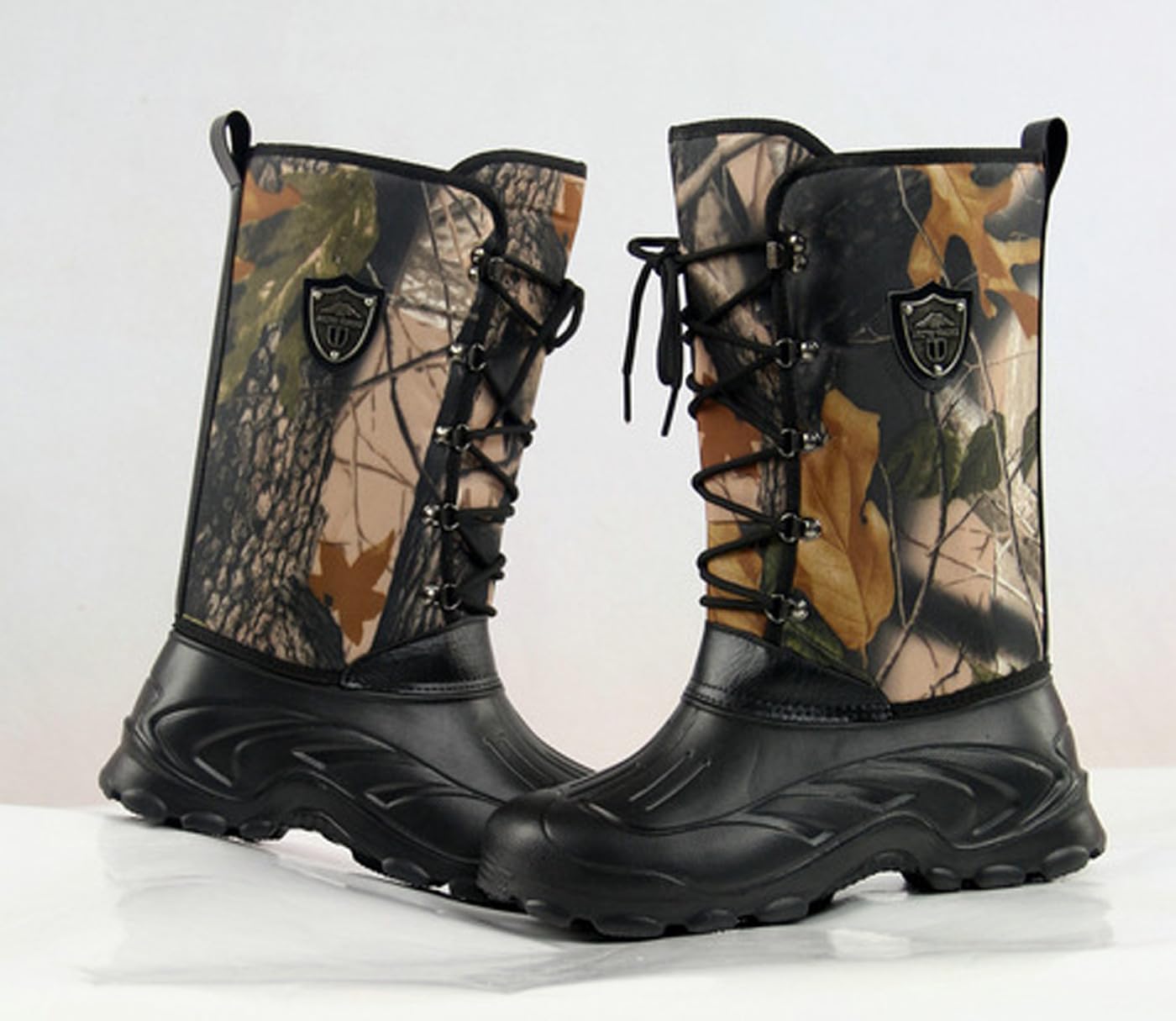 Pangolin Bottes de Neige Imperméables Homme Femme Hiver Grand Froid avec Doublure Amovible, Chaussures de Randonnée Neige Antidérapantes, Bottes Outdoor