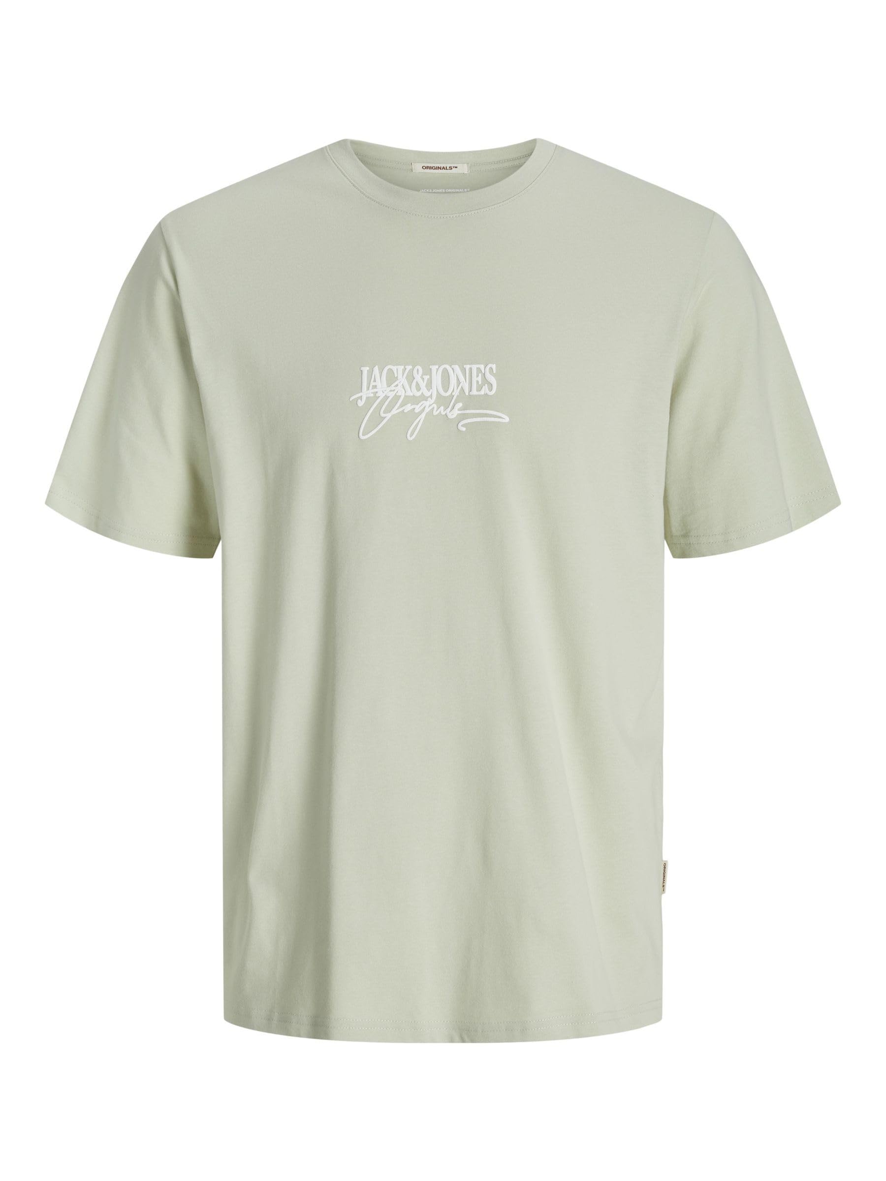 JACK & JONES Male Logo T-Shirt, Celadon Tint, S