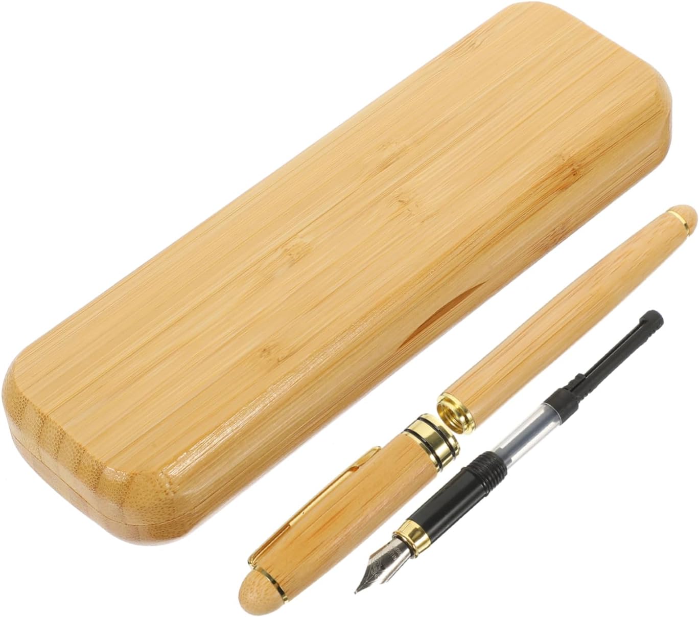1set Portable Fountain Pen Comfortable Grip Writing Tool for Calligraphy and Drawing Kit Box Smooth Writing for Students and Professionals