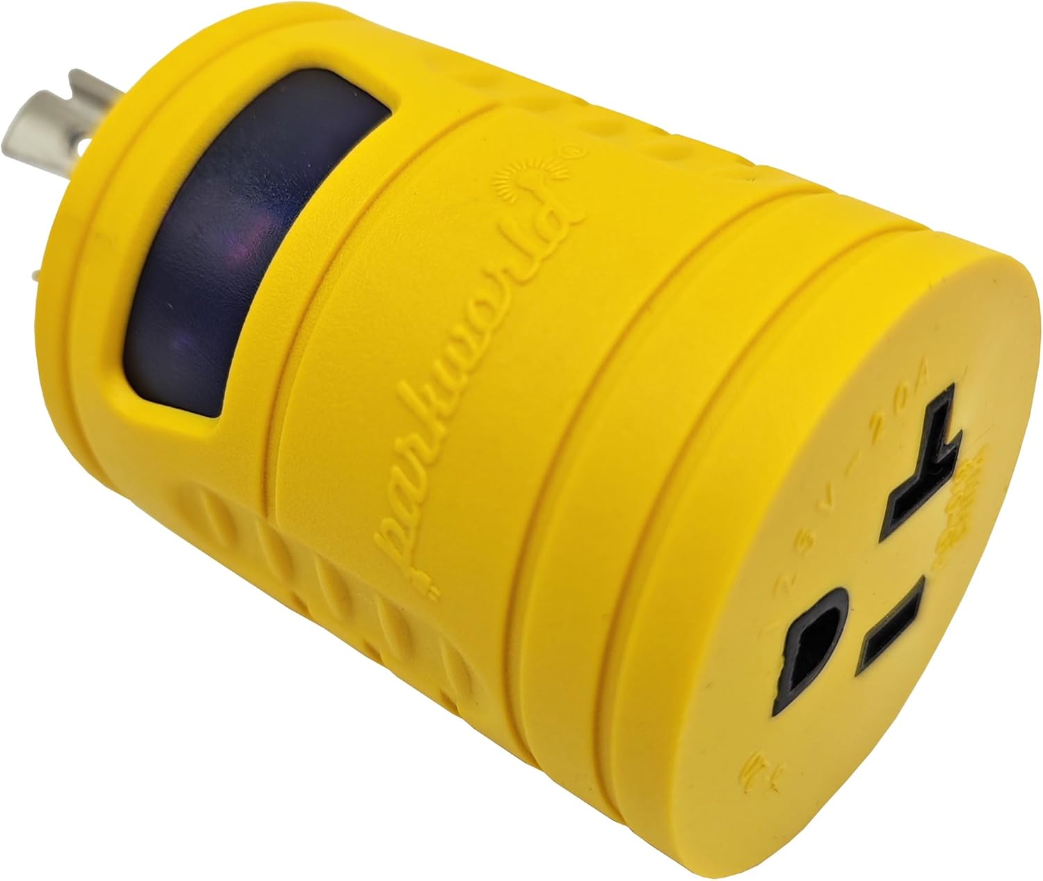 Parkworld 884883 20 AMP Power Adapter 4-Prong Generator Locking L14-20P Male to 5-20R Female (Also for 5-15R), ONLY Output 125V