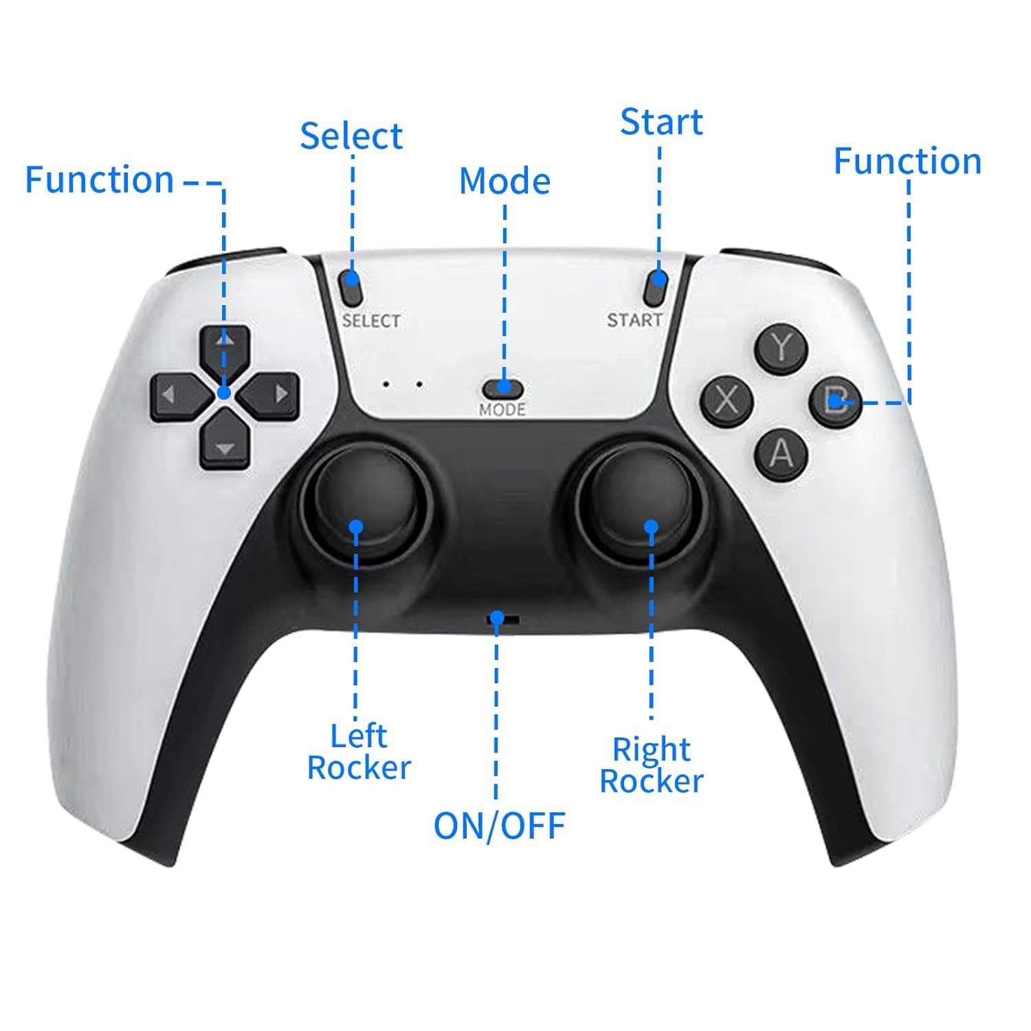 4k hdmi Tv Gaming, Retro Gaming Console with Game Stick 4K Ultra HD Game Stick, Plug & Play TV Video Game Set for 2 Player with 10 Emulators 20000+ Games 2.4G 2