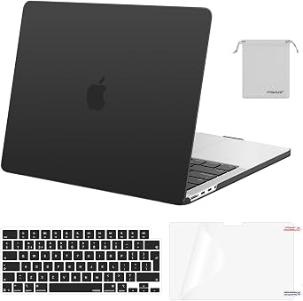 MOSISO Compatible with MacBook Pro 14 inch Case 2026-2021, Black