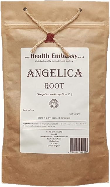 Health Embassy Angelica Root (Angelica archangelica L. - Radix Archangelicae) (50g)