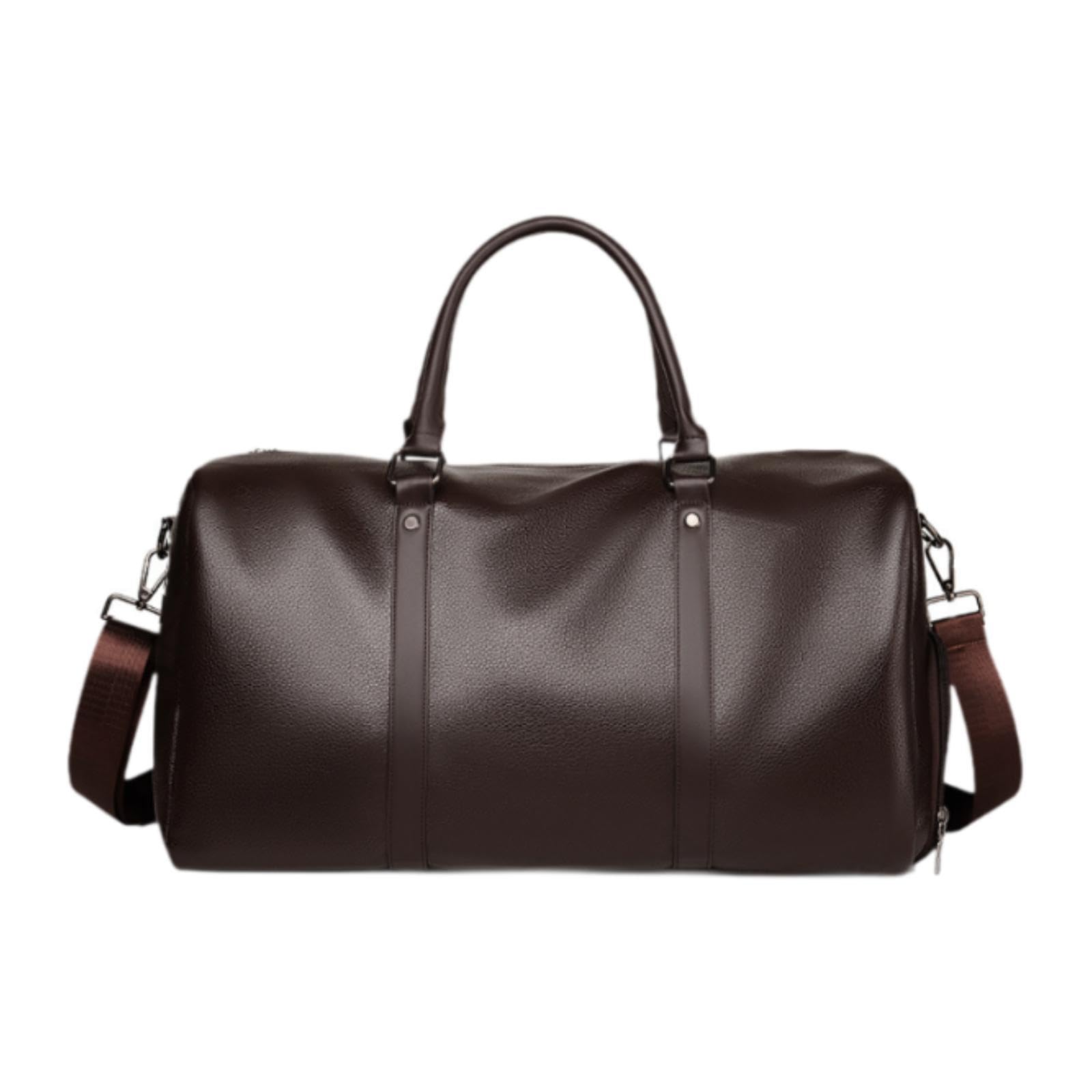 Travel Duffel Adults Yoga Bag Overnight Bag for Gym Training Outdoor Camping brown-image-33