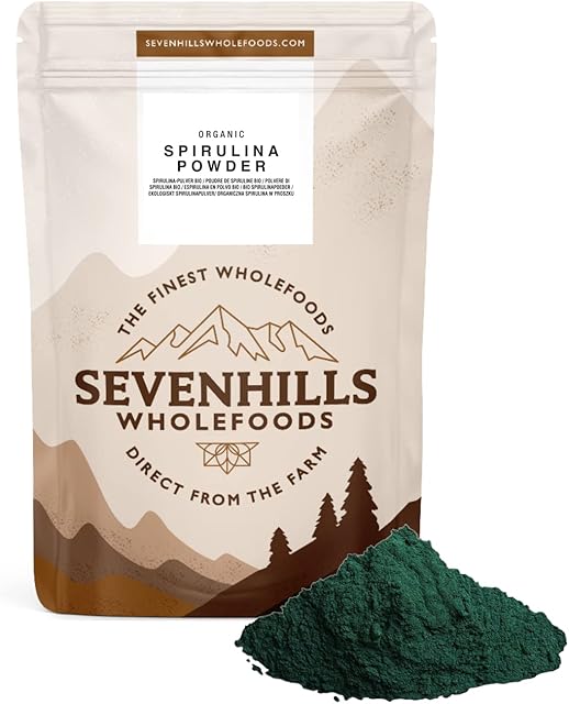 Sevenhills Wholefoods Organic Spirulina Powder 500g