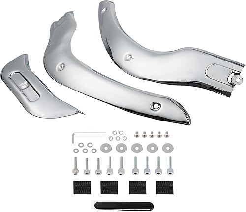 Miniatura 8 de TCT-MOTORPARTS Moldura de parabrisas para Harley CVO Road Glide Ultra FLTR 2004-2013 FLTRU Ultra FLTRU FLTRXSE2 cromado