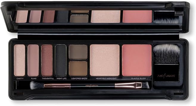 Profusion Cosmetics - Pro Makeup Case, Glam Face