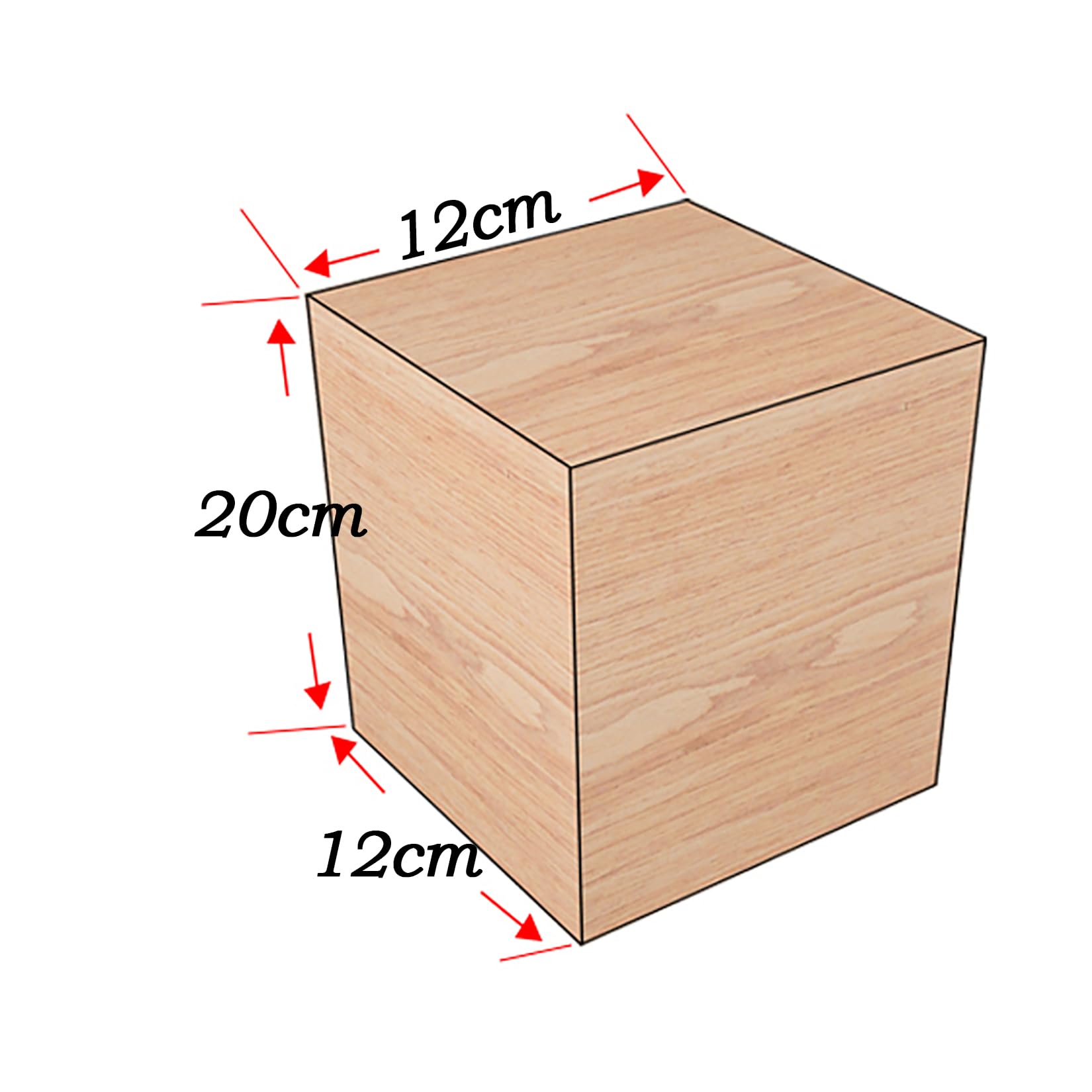 4 Stück Möbel Risers Quadrat Möbelerhöhung Tischerhöher Betterhöher Elefantenfuß Sockelfuss Sofaheber Stuhlerhöher,Erhöhungen für Möbelfüße, für Tisch, Stuhl, Sofa