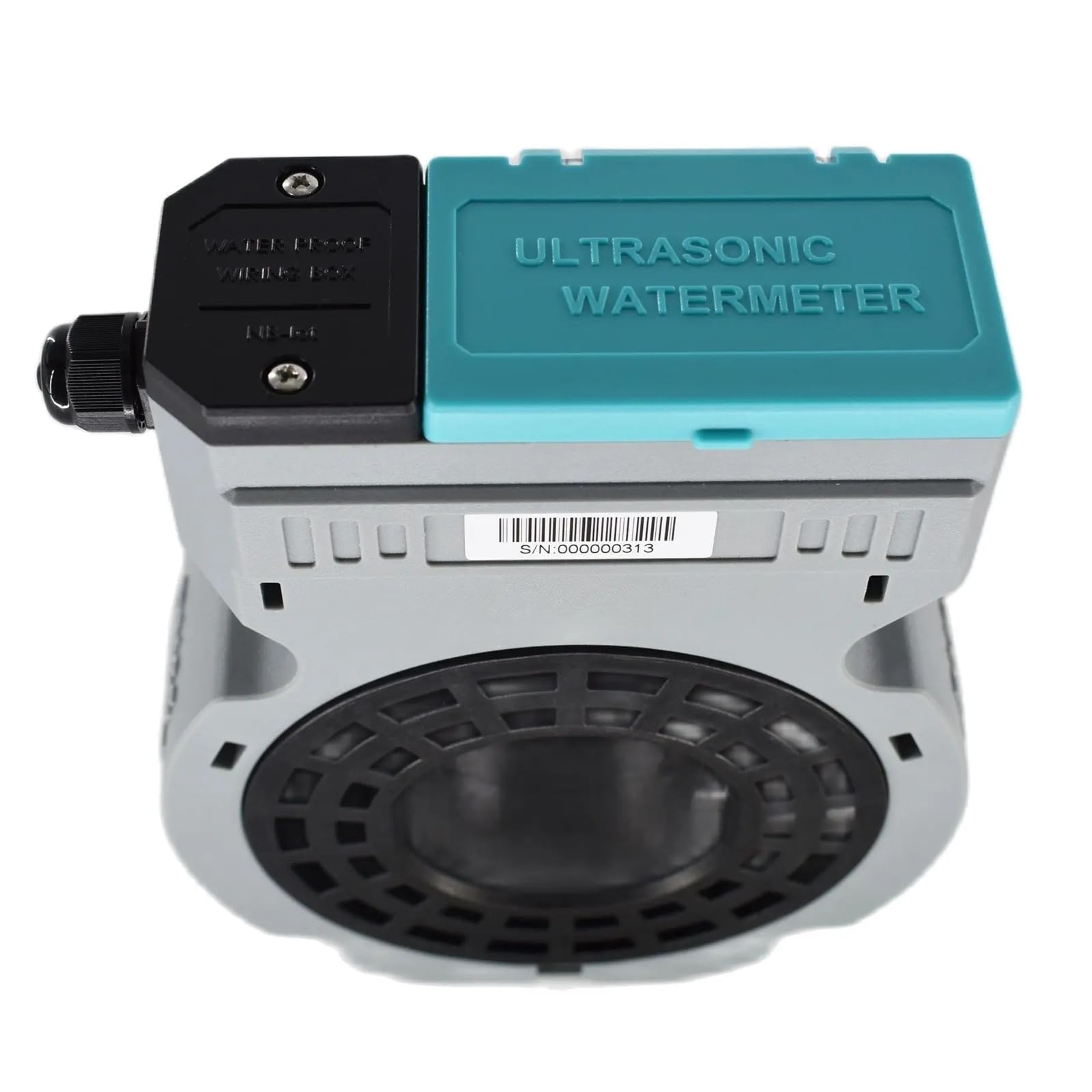 Medidor de caudal de agua, Conexión de brida del medidor de agua ultrasónico DN50mm DN65 DN80 DN100 IP68 Medidor de flujo de agua digital(DN80)