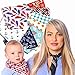 Baby Bandana Drool Bibs - 100% Natural Organic Cotton with Fleece Back - Unisex 8-Pack Gift Set with Stylish Designs for Boys and Girls | by So Peep