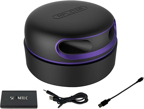 RPLIDAR A3M1 Kit de sensor de rango láser 2D de 360 grados, velocidad de escaneo de 15 Hz y módulo de escáner ladar de 82.0 ft de distancia para