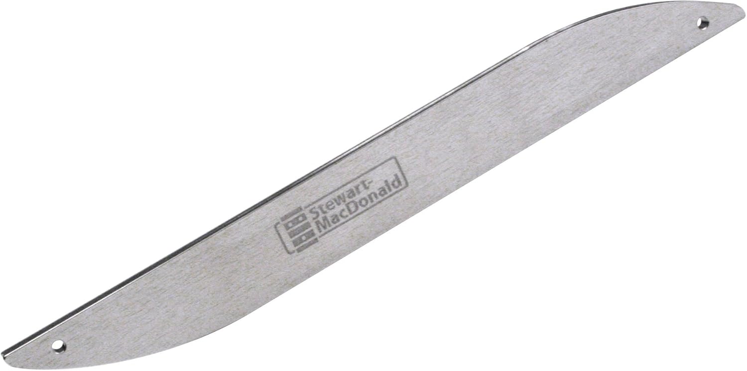 StewMac 150 Grit Offset Diamond Guitar Fret Crowning File - Dual Edge Concave Fret File for Medium & Wide Fretwire - Professional Luthier Shaping & Repair Tool