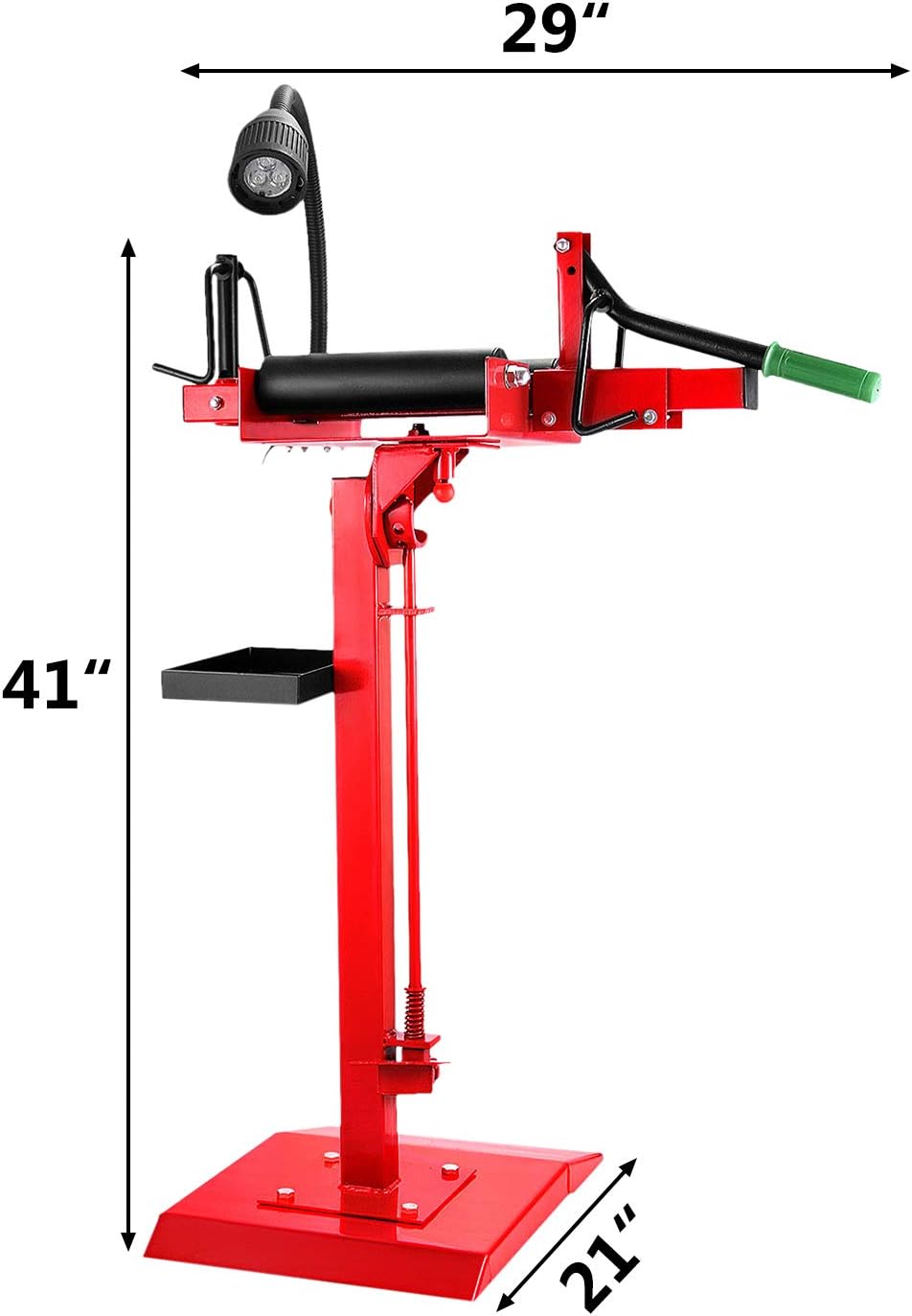 Mophorn Manual Tire Spreader Portable Tire Changer with Stand Adjustable LED Light Tire Spreader Tool for Light Truck and Car : Automotive