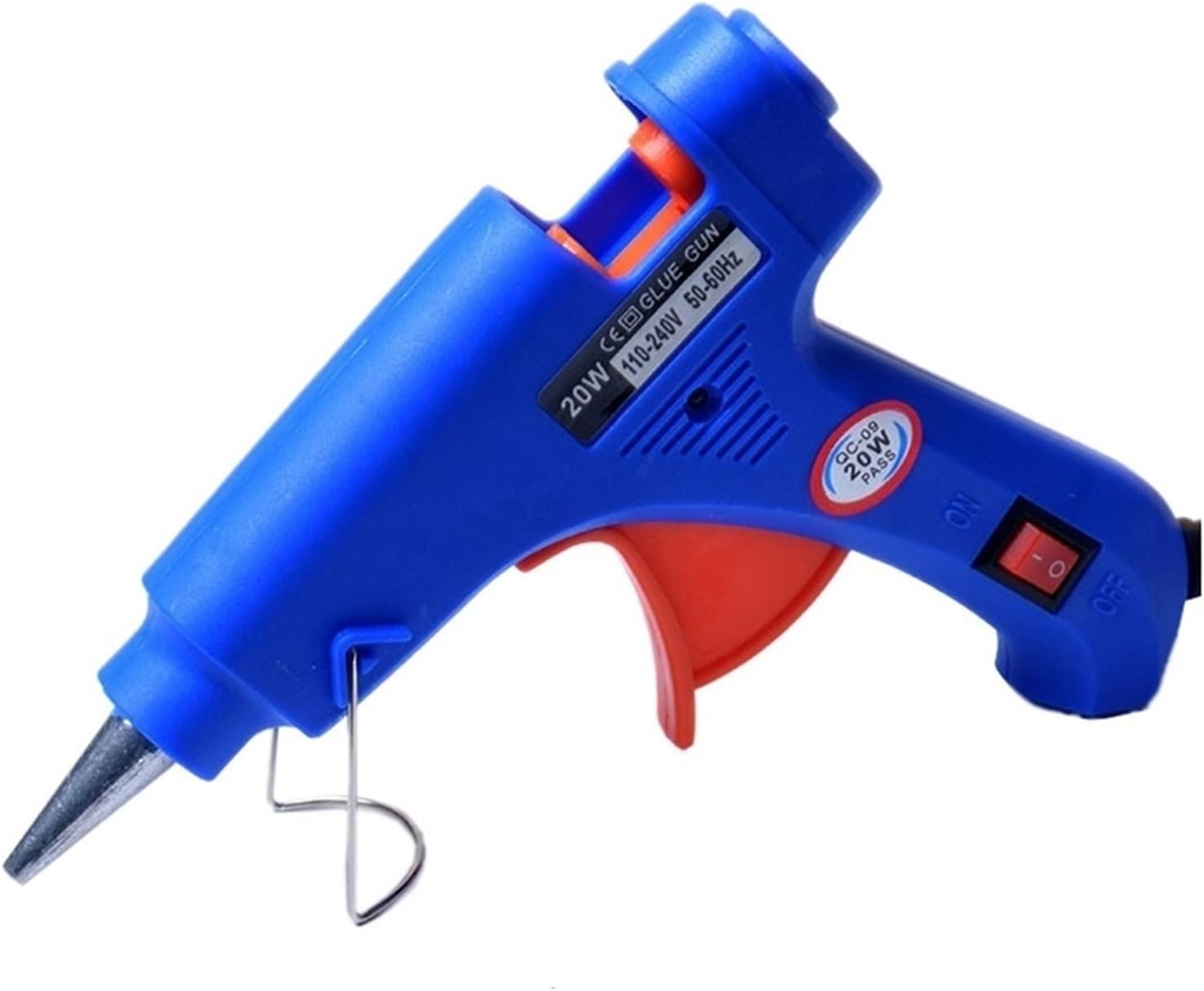 Hot Melt with 7mm Glue Sticks Mini Industrial Guns Heat Temperature Thermo Electric Repair Tool (Black Glue Gun Set 1)