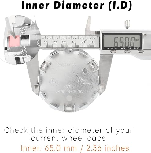 Miniatura 4 de GTownWorks - Tapones centrales de rueda de 2.76 pulgadas para Nissan Armada 2007-2012 Pathfinder 2005-2008 Frontier 2005-2007 40342-EA210, paquete