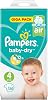 Pampers Baby Dry Nappies Size 4 Giga Pack - 120 Nappies