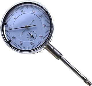 Reland Sun Metric Dial Indicator, 0-10/25/30 mm x 0.01mm Precision Test Gauge Dial Test Measuring Instrument (30MM)