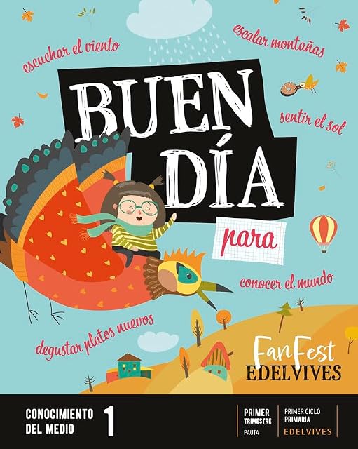 Portada de Conocimiento del Medio 1º Primaria Pauta Proyecto Fanfest