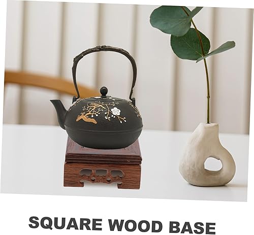 Miniatura 8 de ifundom Jarrón cuadrado de 3 piezas, tetera, mesa para el hogar, plantador, adorno, decoración, jarrón, manualidades, estatua de jardín, estatua de