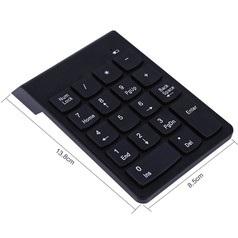 Tastierino Numerico USB, Mini Tastierino Numerico a 18 Tasti Tastiera Numerica per Computer Portatile Notebook PC