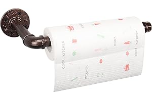 Industrial Brushed Bronze Paper Towel Holder