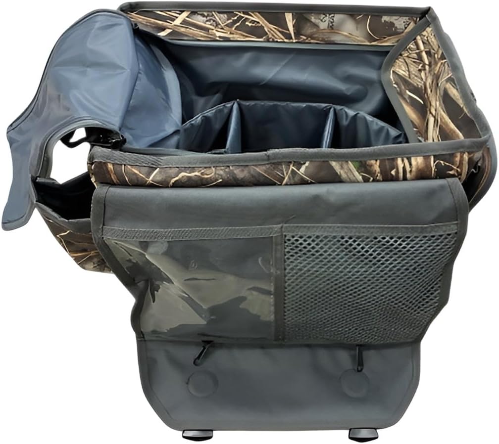 Benelli Ducker Blind Bag Realtree Max-7 Heavy Duty Weather Resistant Hunting Gear Bag, Quick-Access Storage, Compact Day Pack Designed for Waterfowl, Marsh and Field Hunting