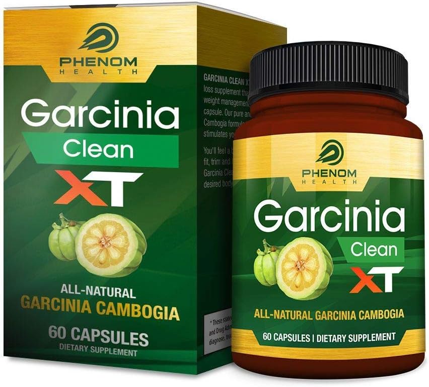 Garcinia Clean XT - All Natural Garcinia cambogia Supplement - 60 Capsules