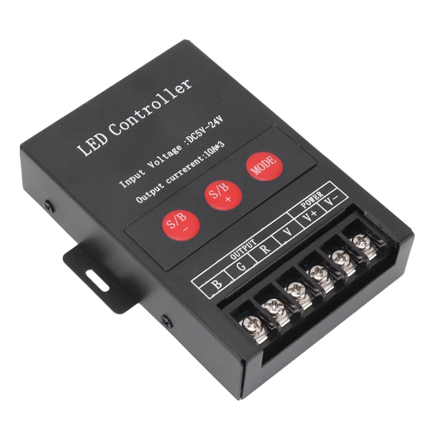 Smart LED Controller, 15 Modes High Power Wireless RGB LED Strip Light Controller with Memory Storage Function for KTV Hotel Home, (Battery Not Included)