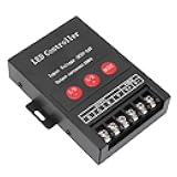 LOCADENCE Smart LED Controller, 15 Modes High Power Wireless RGB LED Strip Light Controller with Memory Storage Function for KTV Hotel Home, (Battery Not Included)